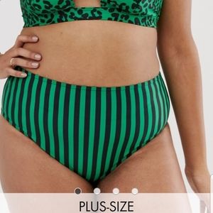 Asos Striped Bikini Bottom
